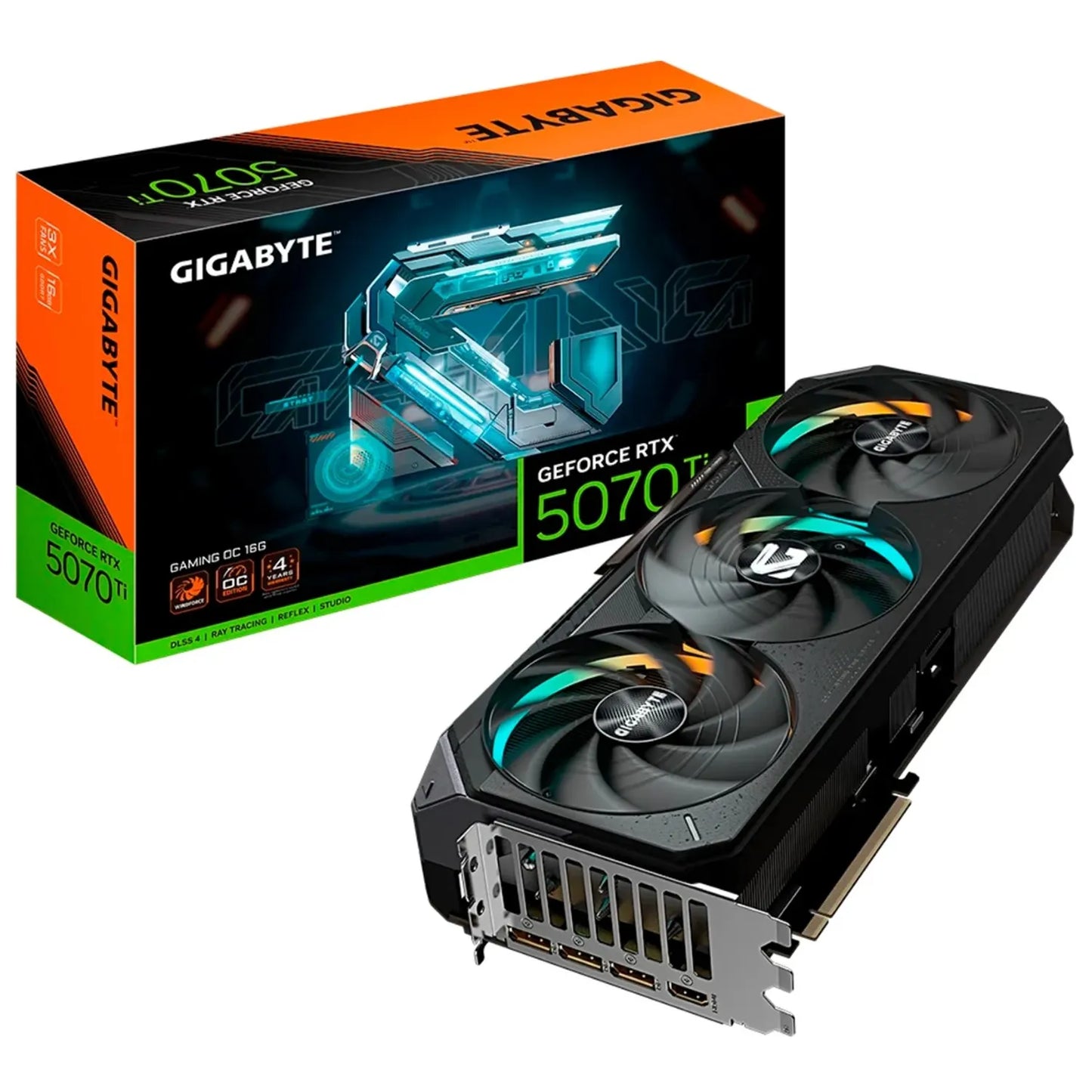 Tarjeta Gráfica Gigabyte RTX 5070 Ti Windforce 16GB GDDR7