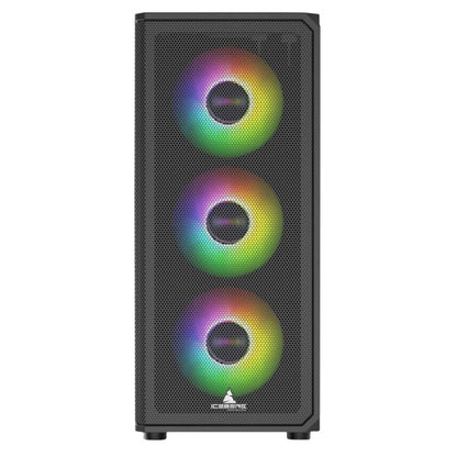 Chasis Iceberg Flow E Black / 4 Ventiladores ARGB/ATX-MicroATX-MiniITX