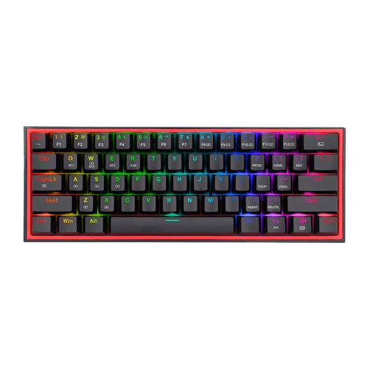 Teclado Mecánico Redragon K616-RGB Fizz Pro 60% / Switch Red / Black