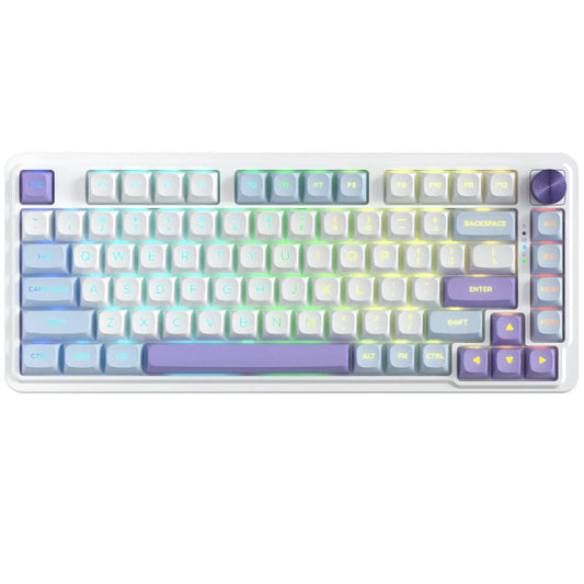 TECLADO MECANICO REDRAGON UCAL PRO K673WBP RGB MAX 75% / SWITCH ROJO / AZUL BLANCO