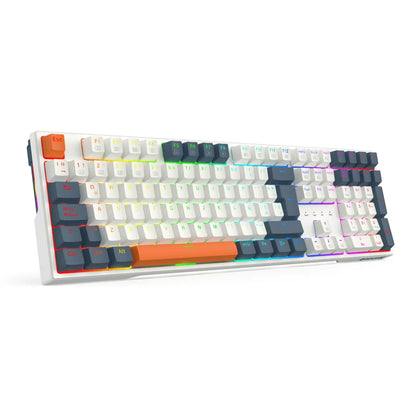 TECLADO GAMER MECANICO REDRAGON TRUNDLE K668WBO RGB 100%