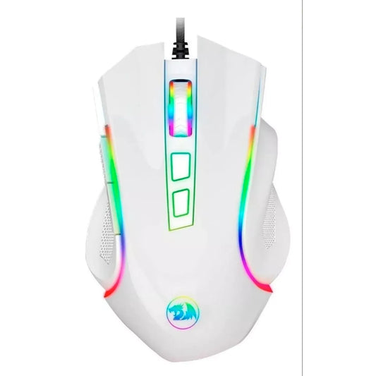MOUSE GAMER REDRAGON GRIFFIN 7 BOTONES /BLANCO