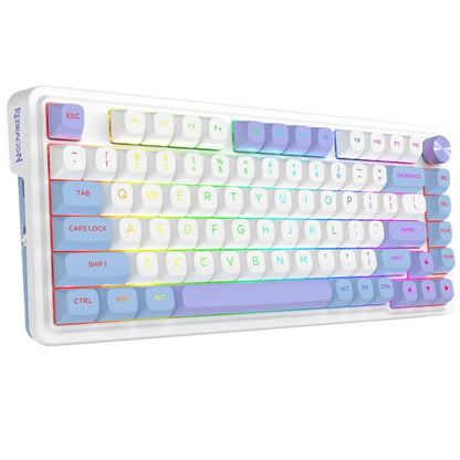 TECLADO MECANICO REDRAGON UCAL PRO K673WBP RGB MAX 75% / SWITCH ROJO / AZUL BLANCO