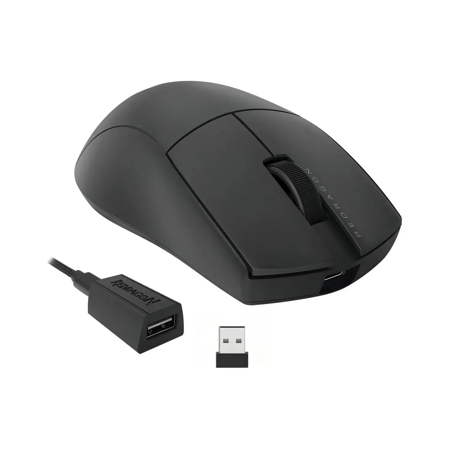MOUSE REDRAGON KING PRO M916 1K / 5 BOTONES / 26000DPI / NEGRO