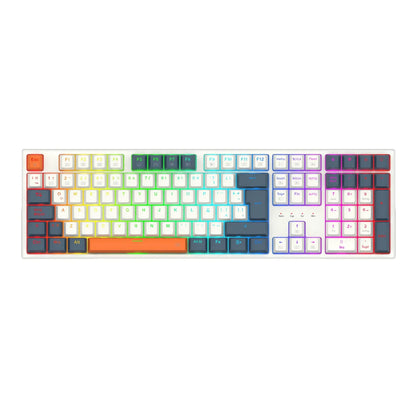 TECLADO GAMER MECANICO REDRAGON TRUNDLE K668WBO RGB 100%
