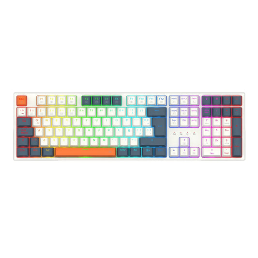 TECLADO GAMER MECANICO REDRAGON TRUNDLE K668WBO RGB 100%