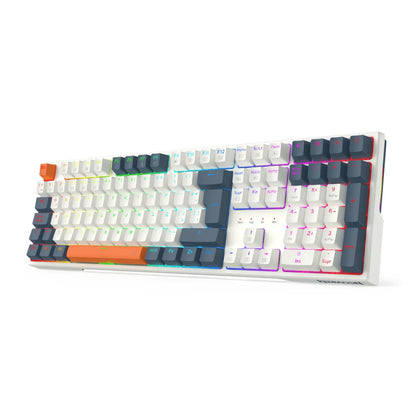 TECLADO GAMER MECANICO REDRAGON TRUNDLE K668WBO RGB 100%