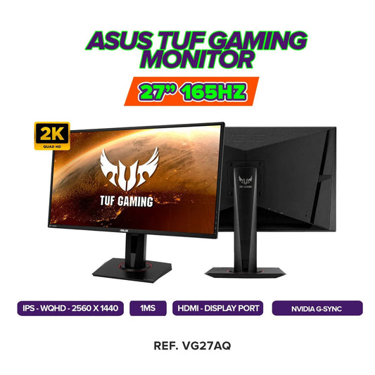 MONITOR ASUS TUF GAMING 27 VG27AQ WQHD IPS 165HZ 1MS G-SYNC