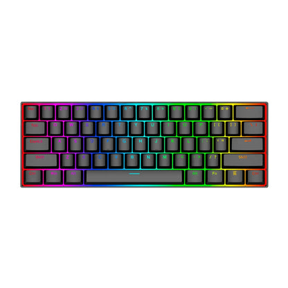 TECLADO MECÁNICO 60% REDRAGON DRAGONBORN K630 SWITCH ROJO / NEGRO