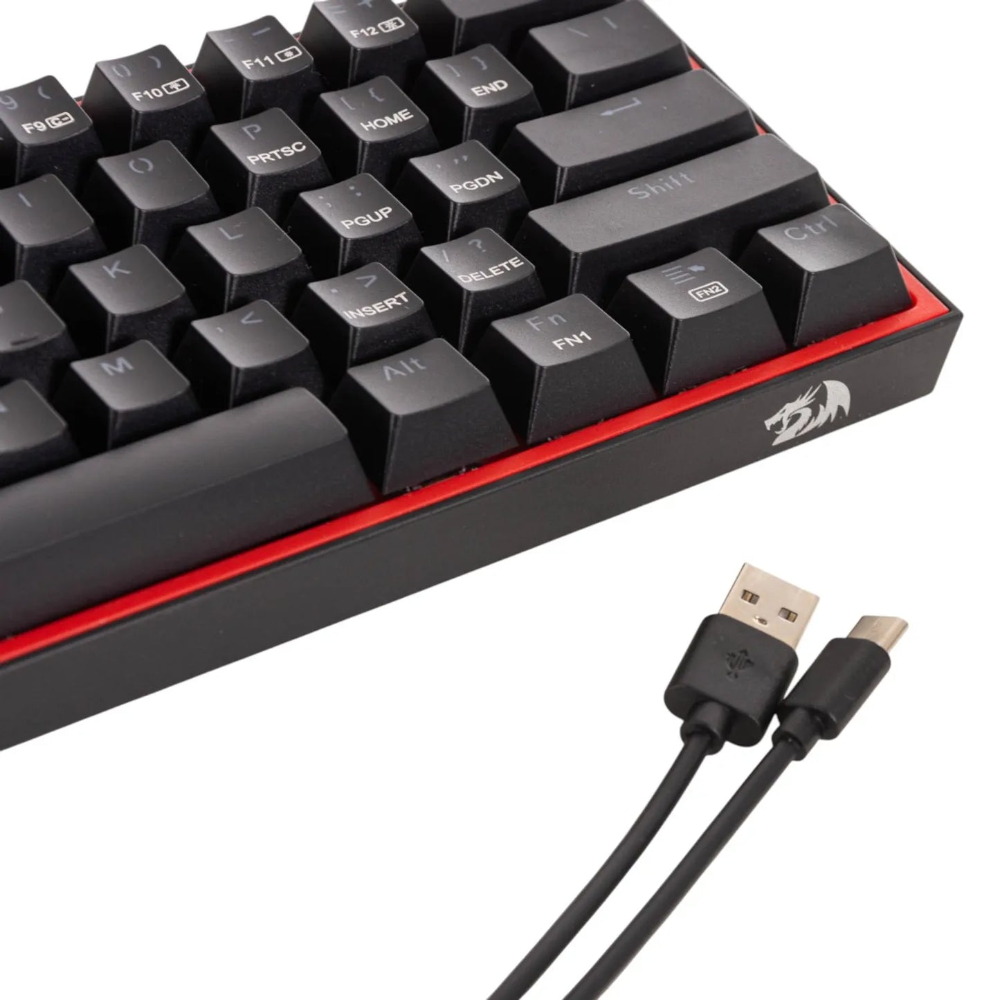 Teclado Mecánico Redragon K616-RGB Fizz Pro 60% / Switch Red / Black