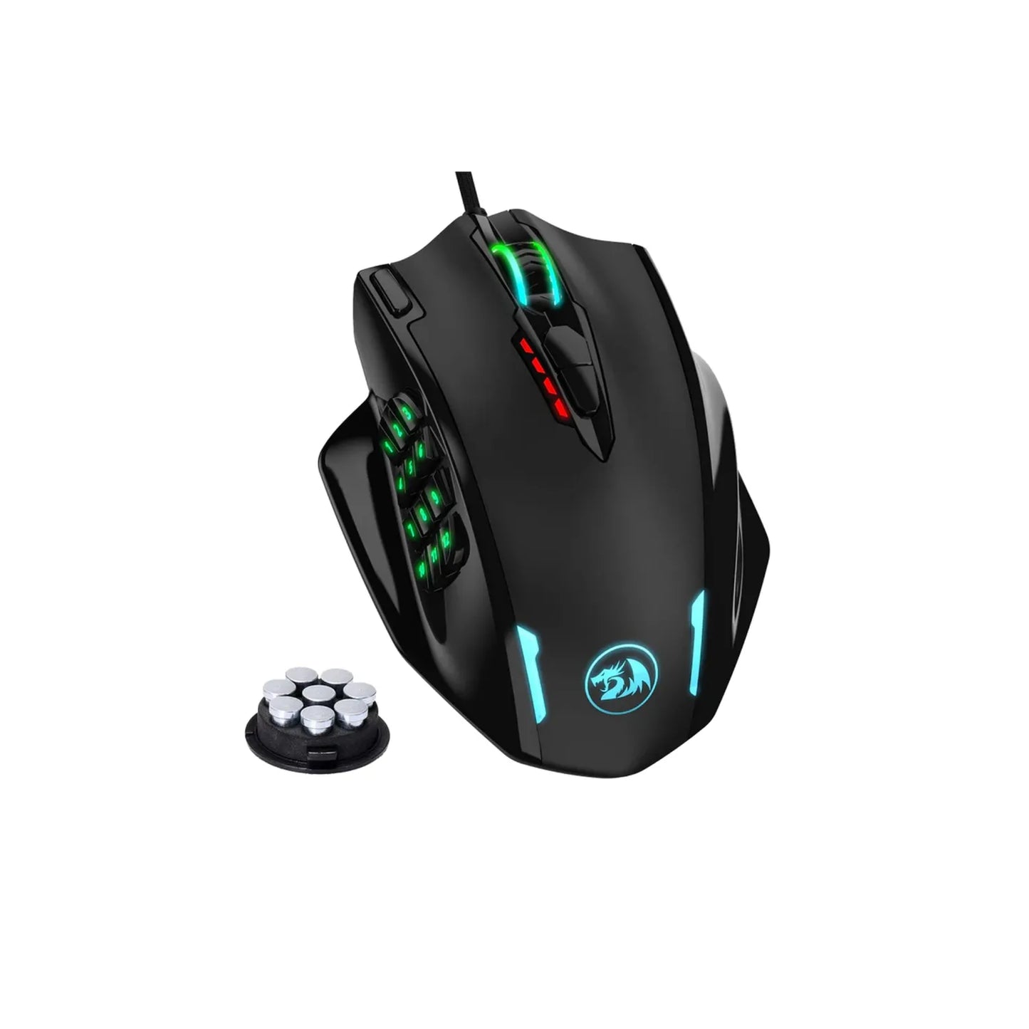 MOUSE GAMER REDRAGON IMPACT M908 / 12 Botones / 12.400DPI