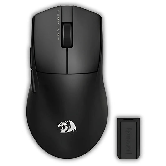 MOUSE GAMER REDRAGON KING PRO 4K M916 / 5BOTONES / 26000DPI/ NEGRO