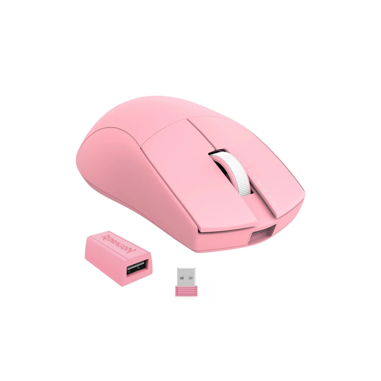 MOUSE REDRAGON KING PRO M916 1K / 5 BOTONES / 26000DPI / Blanco