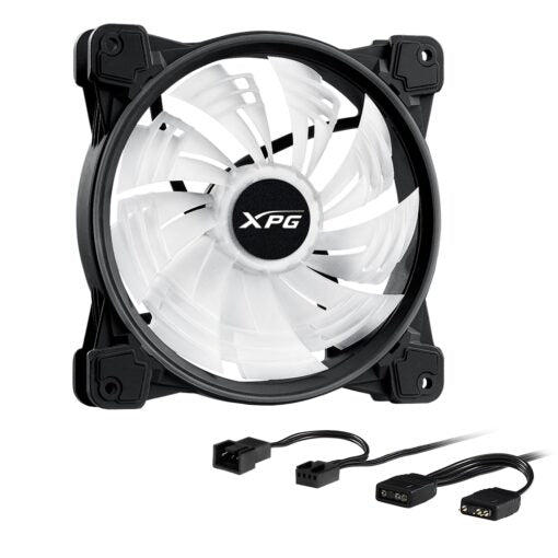COOLER XPG HURRICANE 140 ARGB BLACK | VENTILADOR PREMIUM 140MM | ALTO FLUJO DE AIRE